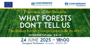 Projection of the docufilm "What Forests don't tell us" - European Parliament - Brussels - SPAAK 6B1
